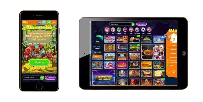 Wazamba Casino App-Screenshot